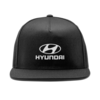 Заказать головной убор в Москве. Кепка снепбек с прямым козырьком Hyundai от THE_NISE  - готовые дизайны и нанесение принтов.