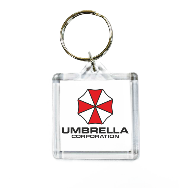 Printio Брелок квадратный 32x32 мм Mood корпорация амбрелла / umbrella corporation