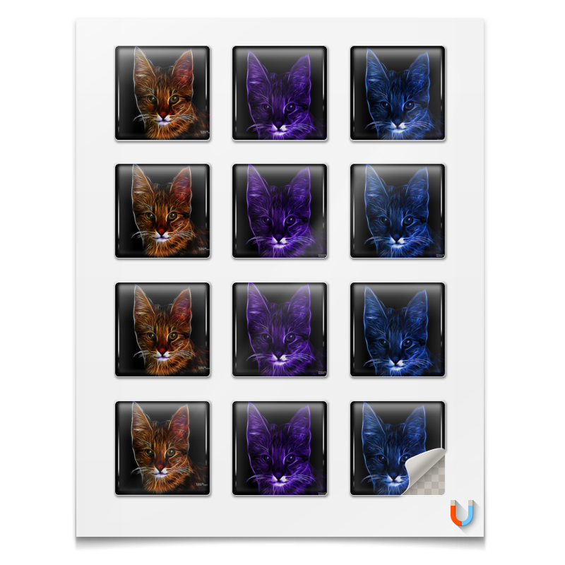 Printio Магниты квадратные 5×5 см Кошки фэнтези printio магниты квадратные 5×5 см кошки фэнтези