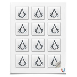 Заказать магниты в Москве. Магниты квадратные 5x5 см Assassin’s Creed от GeekFox  - готовые дизайны и нанесение принтов.