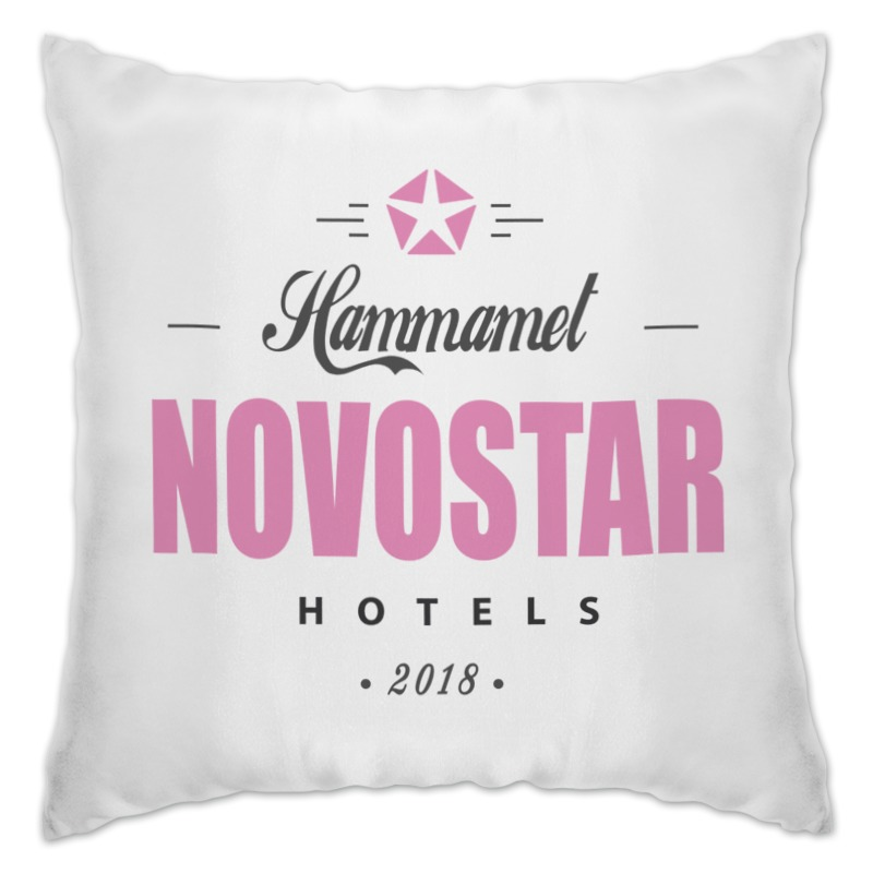 Printio Подушка Novostar hotels тунис hammamet printio футболка классическая novostar hotels тунис hammamet