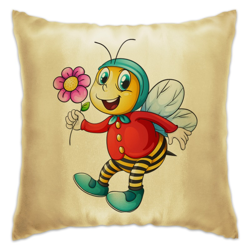 Printio Подушка Пчёлка сумка пчёлка бежевый