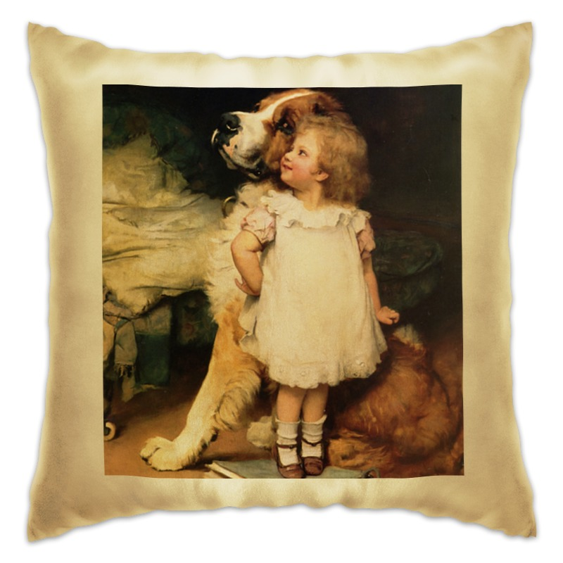 Printio Подушка Картина артура элсли (1860-1952) именная подушка самой лучшей жене
