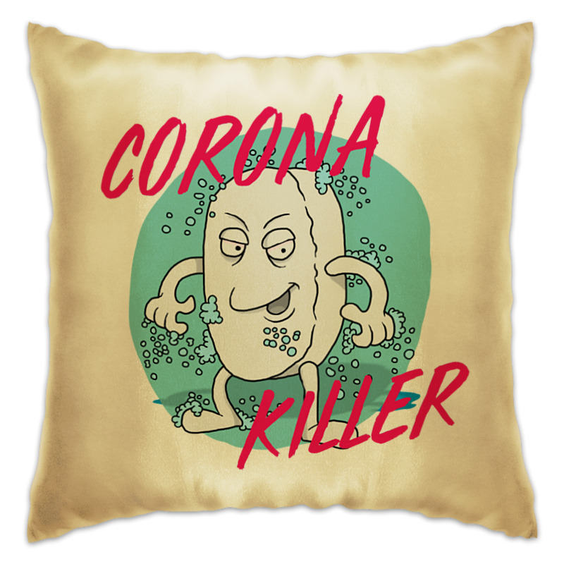 Printio Подушка Corona killer printio кружка corona killer