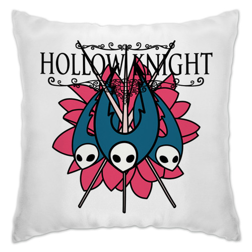 Заказать подушку в Москве. Подушка HOLLOW KNIGHT от robus - готовые дизайны и нанесение принтов.