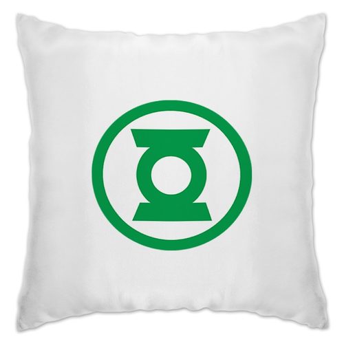 Заказать подушку в Москве. Подушка Green Lantern от acidhouses - готовые дизайны и нанесение принтов.