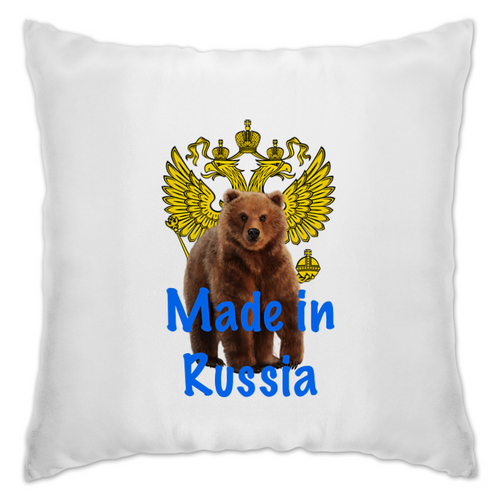 Заказать подушку в Москве. Подушка Russia от ZVER  - готовые дизайны и нанесение принтов.