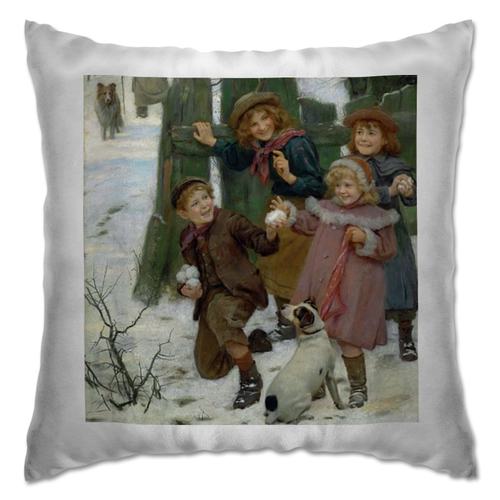 Заказать подушку в Москве. Подушка Картина Артура Элсли (1860-1952) от Apfelbaum - готовые дизайны и нанесение принтов.