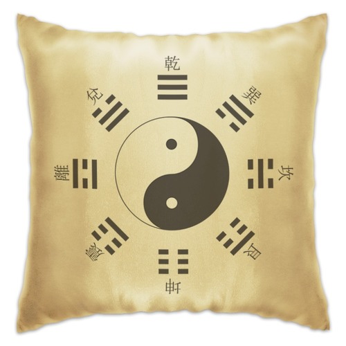 Заказать подушку в Москве. Подушка Космогенез в китайской философии от Andy Quarry - готовые дизайны и нанесение принтов.