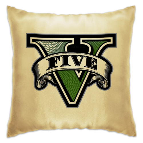 Заказать подушку в Москве. Подушка Grand Theft Auto 5 от Nalivaev - готовые дизайны и нанесение принтов.