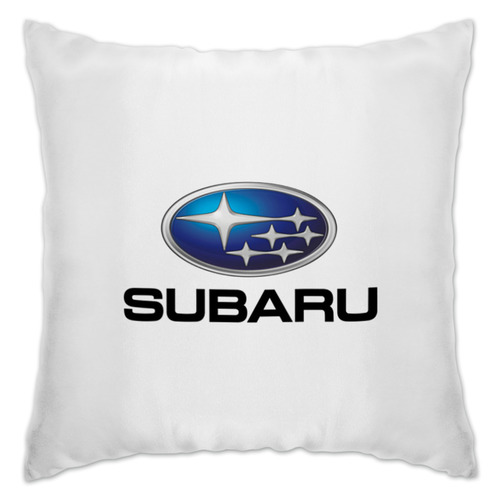 Заказать подушку в Москве. Подушка SUBARU от DESIGNER   - готовые дизайны и нанесение принтов.