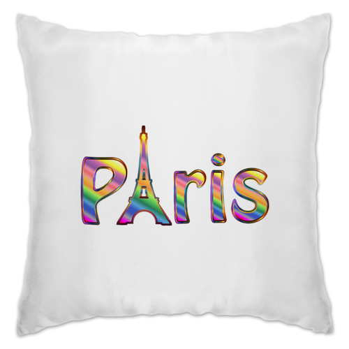 Заказать подушку в Москве. Подушка Paris от THE_NISE  - готовые дизайны и нанесение принтов.