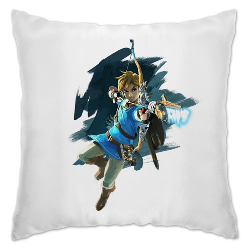 Заказать подушку в Москве. Подушка The Legend Of Zelda: Link Pillow от difyltv - готовые дизайны и нанесение принтов.