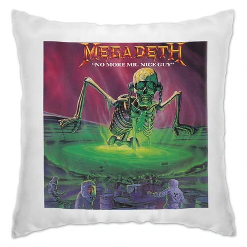 Заказать подушку в Москве. Подушка Megadeth от st-glaz - готовые дизайны и нанесение принтов.