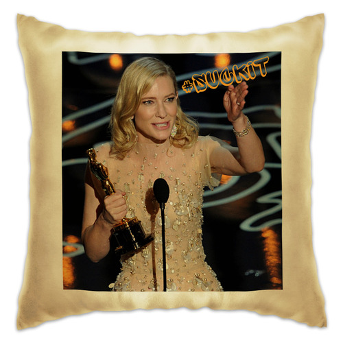 Заказать подушку в Москве. Подушка Cate Blanchett от darKneSS - готовые дизайны и нанесение принтов.