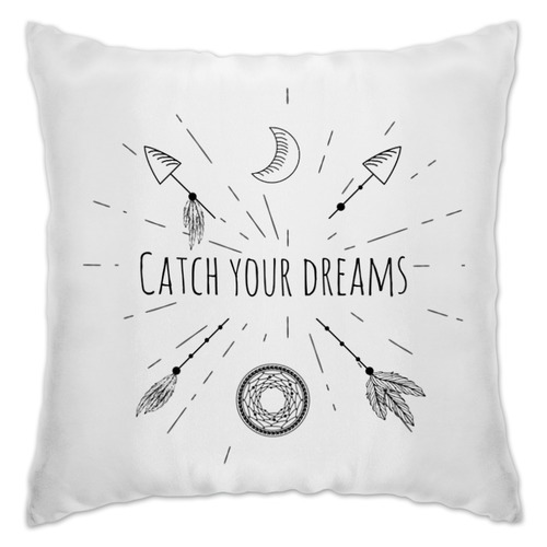 Заказать подушку в Москве. Подушка catch your dreams от Мария Никитина - готовые дизайны и нанесение принтов.