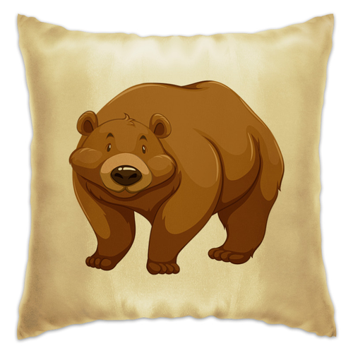 Травяная подушка для сна детям Медвежонок соня 20 см х 20 см