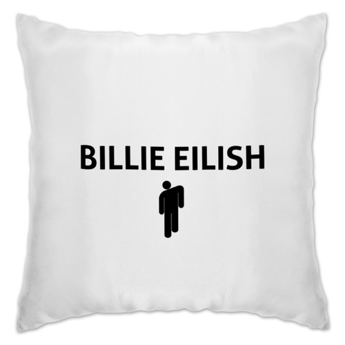 Заказать подушку в Москве. Подушка Billie Eilish от DESIGNER   - готовые дизайны и нанесение принтов.