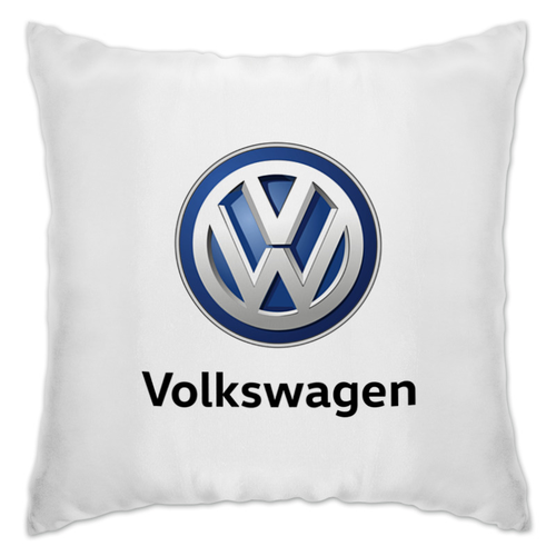 Заказать подушку в Москве. Подушка Volkswagen от DESIGNER   - готовые дизайны и нанесение принтов.