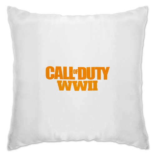 Заказать подушку в Москве. Подушка Call of Duty WW2 от THE_NISE  - готовые дизайны и нанесение принтов.