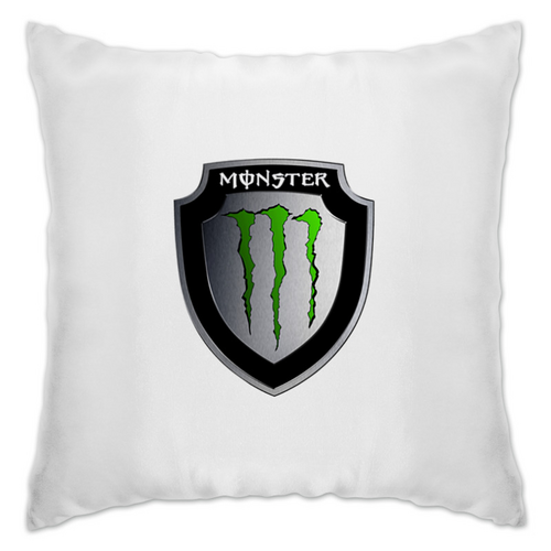 Заказать подушку в Москве. Подушка Monster Energy от THE_NISE  - готовые дизайны и нанесение принтов.