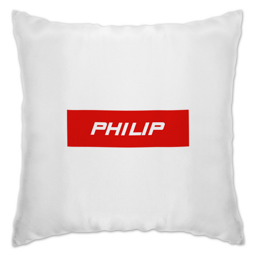 Заказать подушку в Москве. Подушка Philip от THE_NISE  - готовые дизайны и нанесение принтов.