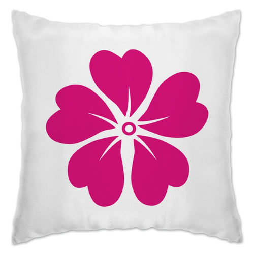 Заказать подушку в Москве. Подушка розовый цветок от nikol - готовые дизайны и нанесение принтов.
