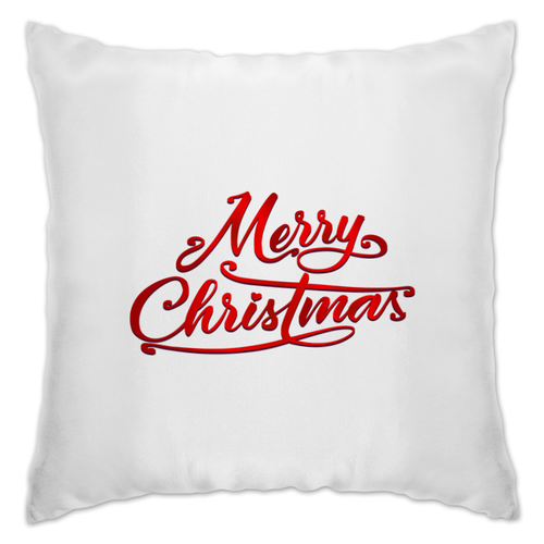 Заказать подушку в Москве. Подушка Merry Christmas от THE_NISE  - готовые дизайны и нанесение принтов.