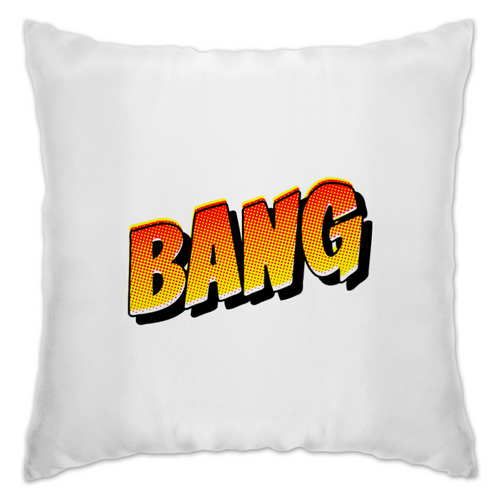 Заказать подушку в Москве. Подушка   Bang Bang от THE_NISE  - готовые дизайны и нанесение принтов.