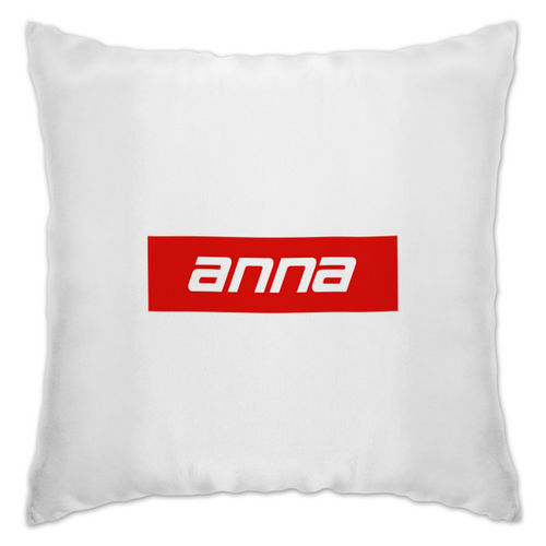 Заказать подушку в Москве. Подушка Имя Анна от THE_NISE  - готовые дизайны и нанесение принтов.