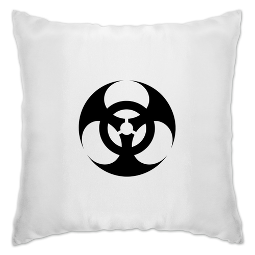 Заказать подушку в Москве. Подушка Biohazard от THE_NISE  - готовые дизайны и нанесение принтов.