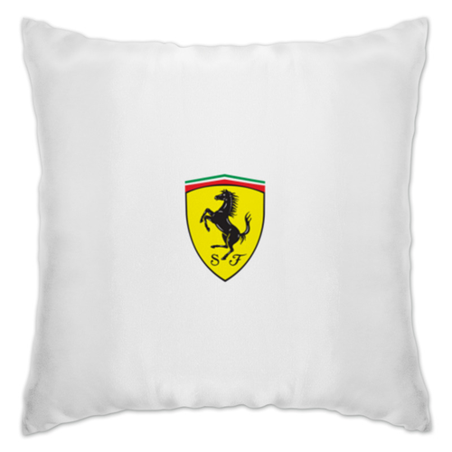 Заказать подушку в Москве. Подушка Ferrari  от DESIGNER   - готовые дизайны и нанесение принтов.