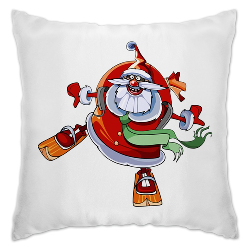Заказать подушку в Москве. Подушка Санта Клаус от THE_NISE  - готовые дизайны и нанесение принтов.