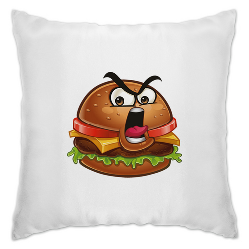 Заказать подушку в Москве. Подушка Гамбургер от THE_NISE  - готовые дизайны и нанесение принтов.