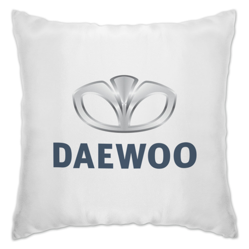 Заказать подушку в Москве. Подушка DAEWOO от DESIGNER   - готовые дизайны и нанесение принтов.