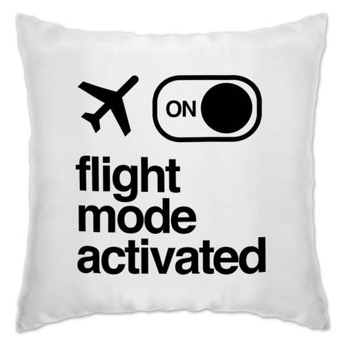 Заказать подушку в Москве. Подушка Flight Mode by Brainy от Brainy - готовые дизайны и нанесение принтов.