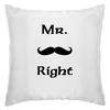 Заказать подушку в Москве. Подушка Mr. Right and Mrs. Right от vianost - готовые дизайны и нанесение принтов.