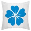 Заказать подушку в Москве. Подушка синие цветы от nikol - готовые дизайны и нанесение принтов.
