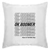 Заказать подушку в Москве. Подушка Ok Boomer от DESIGNER   - готовые дизайны и нанесение принтов.