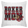 Заказать подушку в Москве. Подушка Boxer Mom (red/black) от Команда помощи немецким боксерам - готовые дизайны и нанесение принтов.