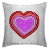Заказать подушку в Москве. Подушка Сердце из цветов от Лана  - готовые дизайны и нанесение принтов.