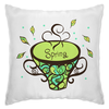 Заказать подушку в Москве. Подушка Зеленый чай от sintara - готовые дизайны и нанесение принтов.