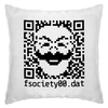 Заказать подушку в Москве. Подушка Мистер Робот. Fsociety от geekbox - готовые дизайны и нанесение принтов.