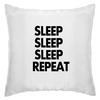 Заказать подушку в Москве. Подушка SLEEP REPEAT by Brainy от Brainy - готовые дизайны и нанесение принтов.