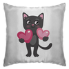 Заказать подушку в Москве. Подушка Любовь кота от Amerikanka - готовые дизайны и нанесение принтов.