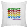 Заказать подушку в Москве. Подушка Ok Boomer от DESIGNER   - готовые дизайны и нанесение принтов.