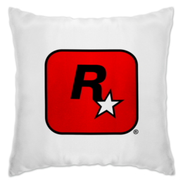 Заказать подушку в Москве. Подушка Rockstar Red от Nalivaev - готовые дизайны и нанесение принтов.