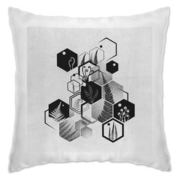 Заказать подушку в Москве. Подушка Папоротник от oneredfoxstore@gmail.com - готовые дизайны и нанесение принтов.