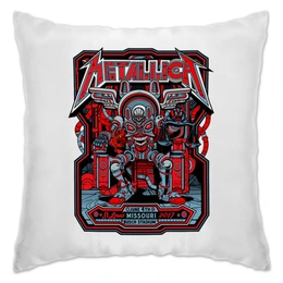 Заказать подушку в Москве. Подушка Metallica от Leichenwagen - готовые дизайны и нанесение принтов.