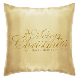 Заказать подушку в Москве. Подушка Merry christmas от Елена  - готовые дизайны и нанесение принтов.